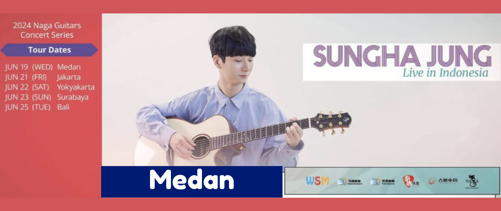 SUNGHA JUNG 2024 Live In Indonesia - Medan